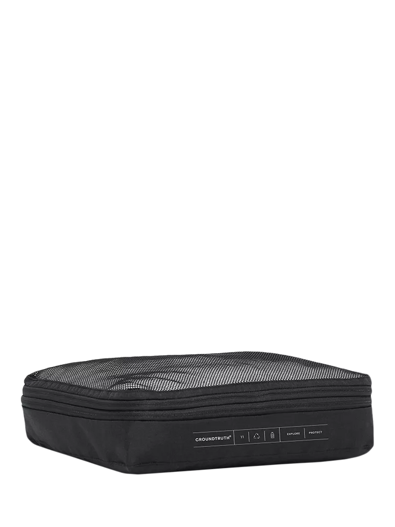 GROUNDTRUTH packing cubes set of 2 black, imported from the UK