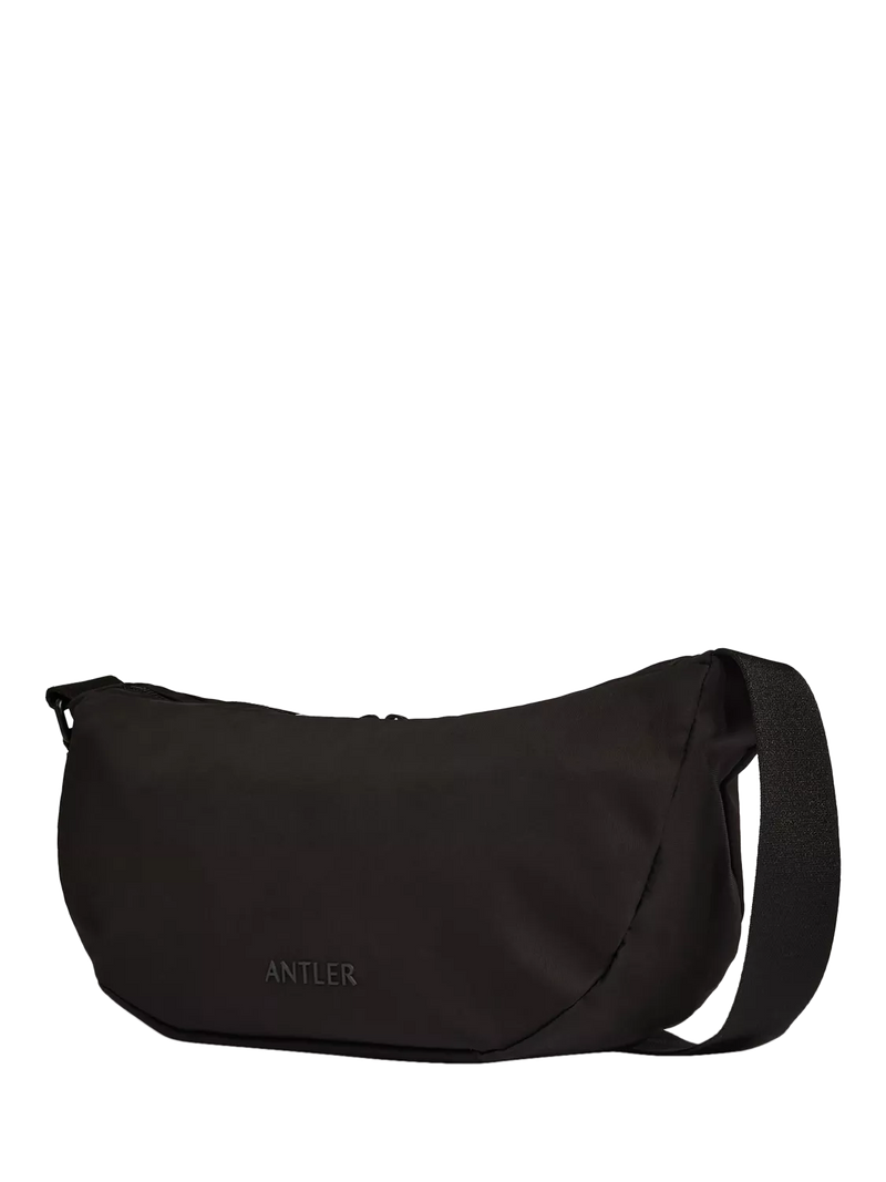 Antler Icon Sling Bag black cross body bag, imported from the UK
