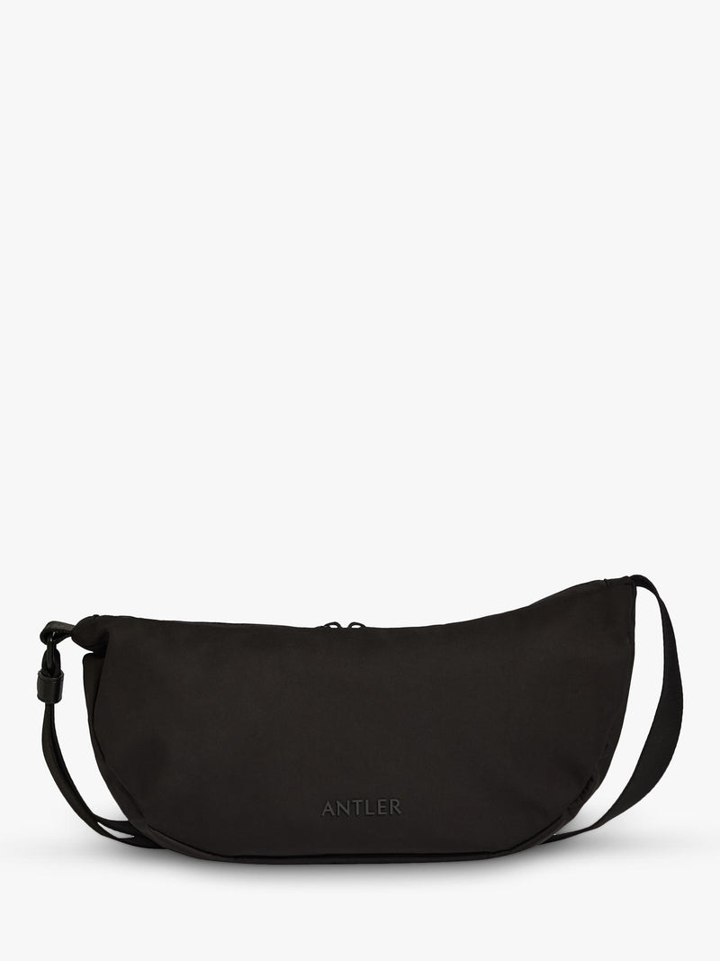 Antler Icon Sling Bag black cross body bag, imported from the UK
