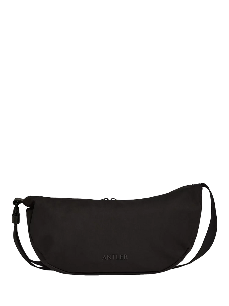 Antler Icon Sling Bag black cross body bag, imported from the UK
