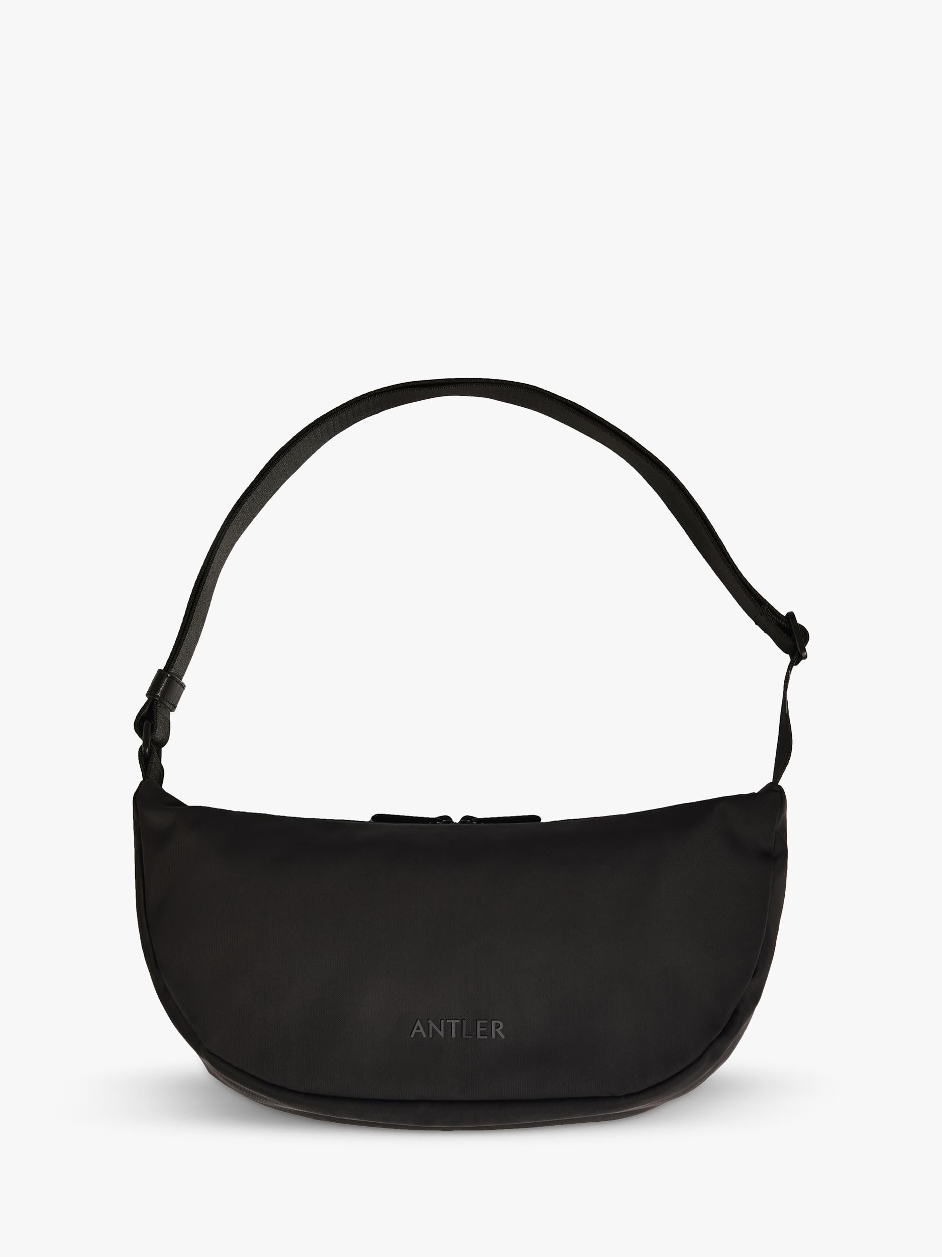 Antler Icon Sling Bag black cross body bag, imported from the UK