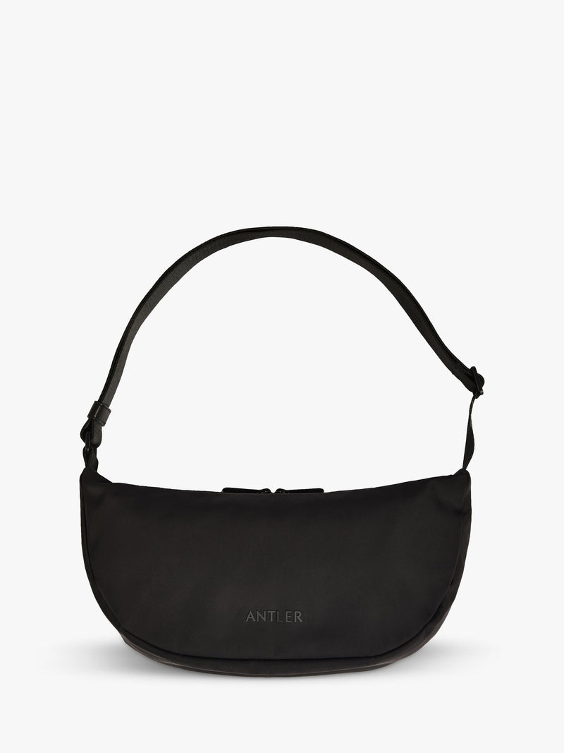 Antler Icon Sling Bag black cross body bag, imported from the UK