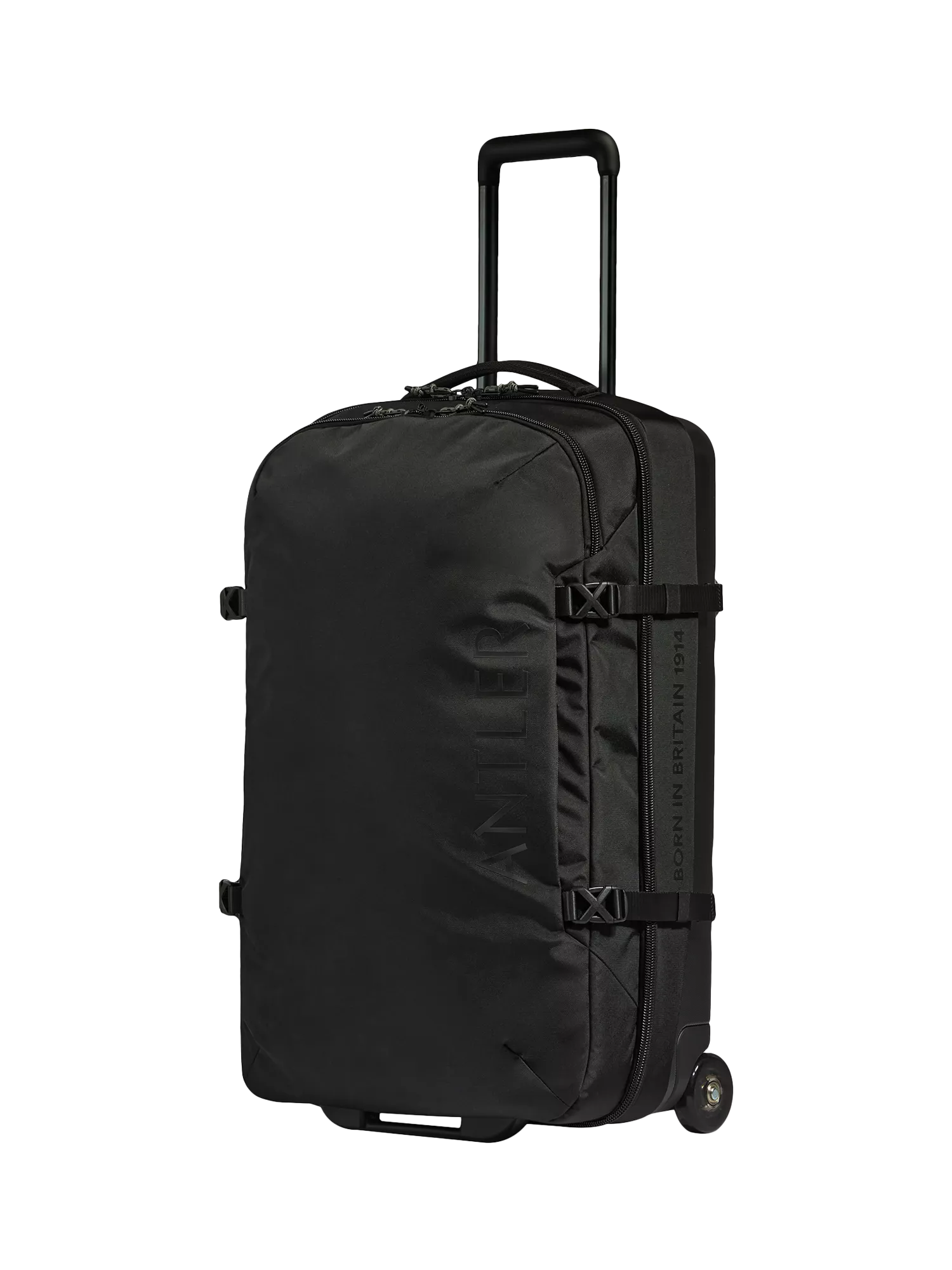 Antler Discovery Medium Wheeled Duffle Suitcase Black, UK version