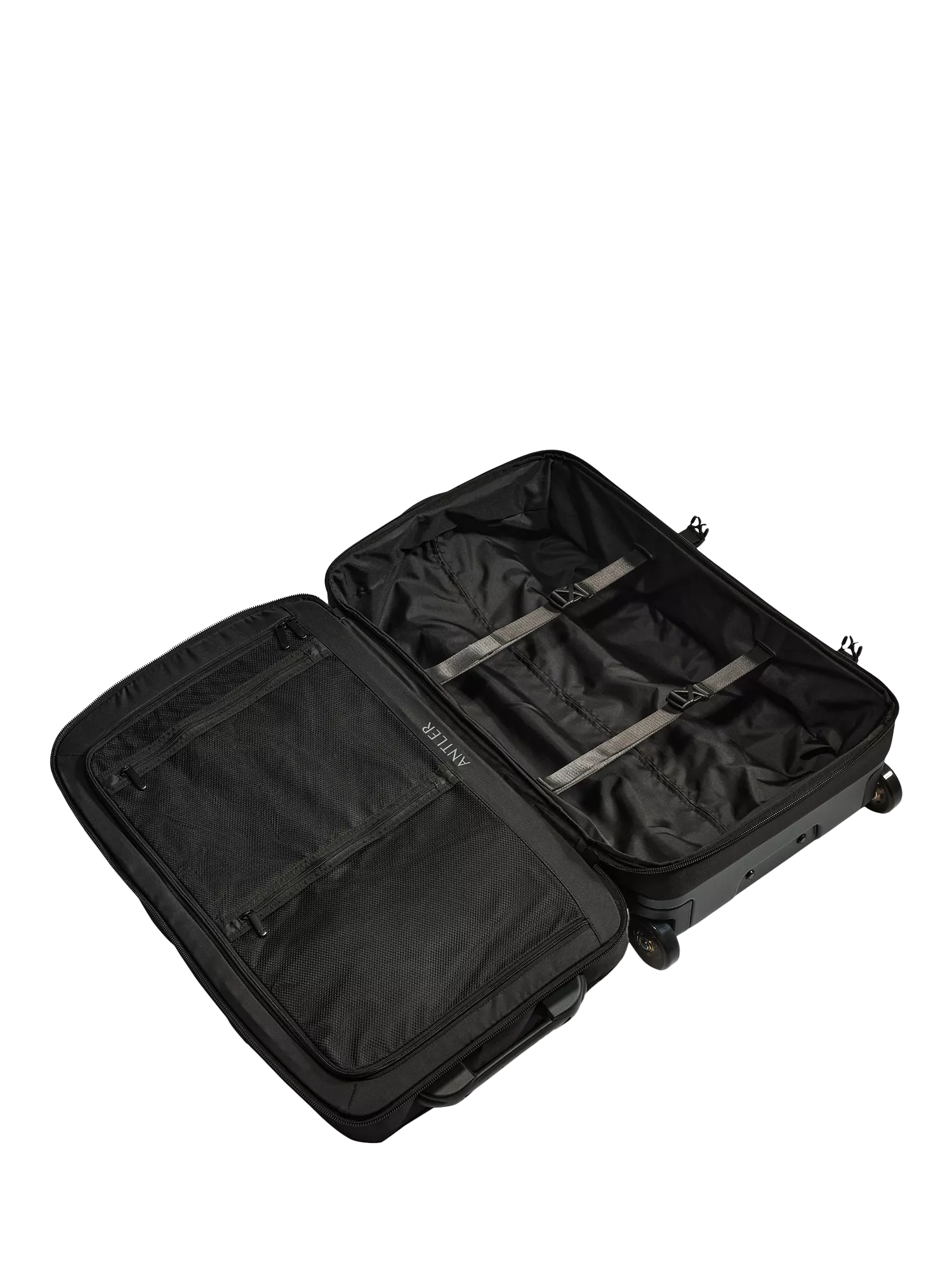 Antler Discovery Medium Wheeled Duffle Suitcase Black, UK version