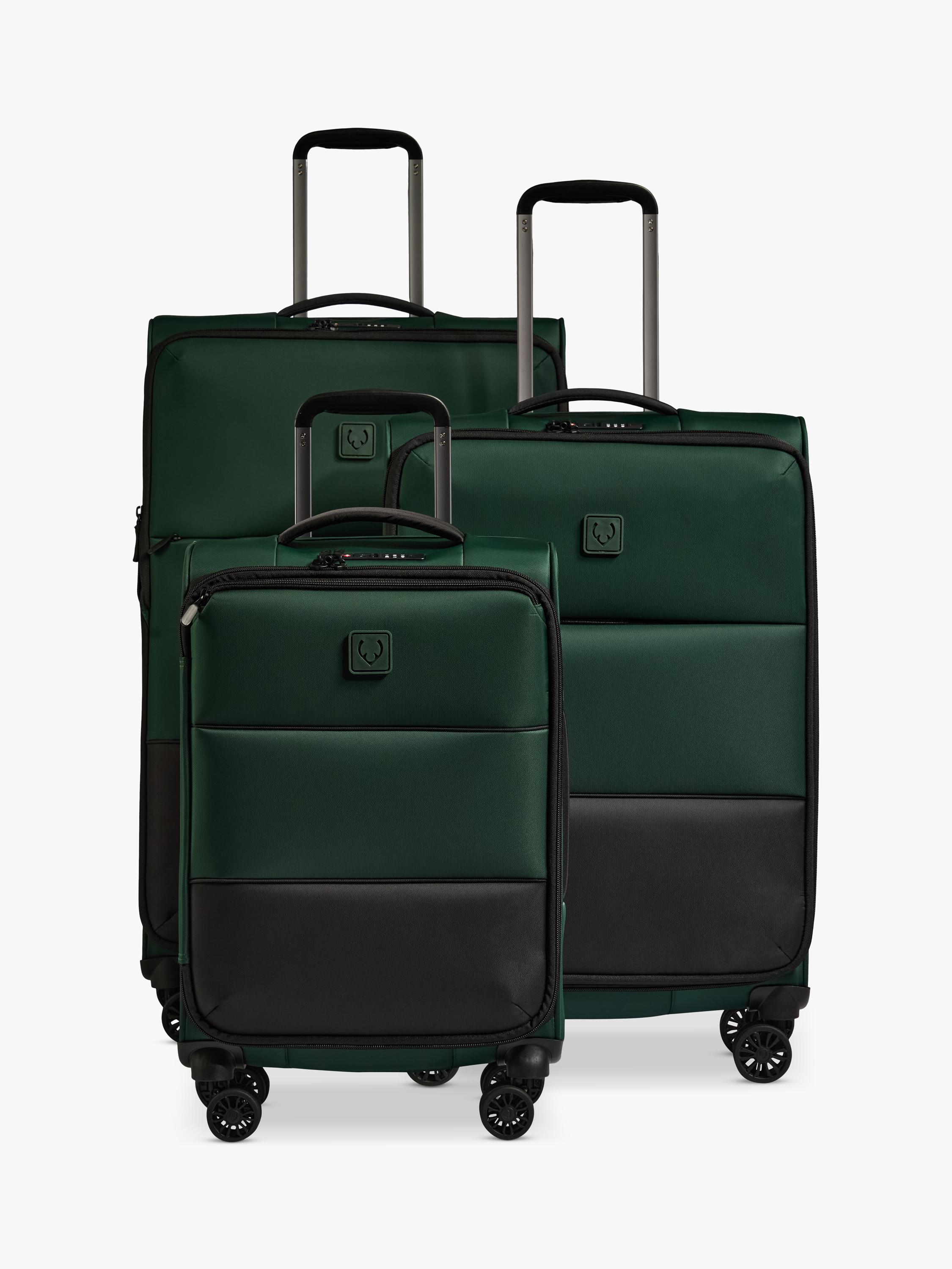 Antler Soft Stripe 2.0 suitcase 88L Navy (British brand)