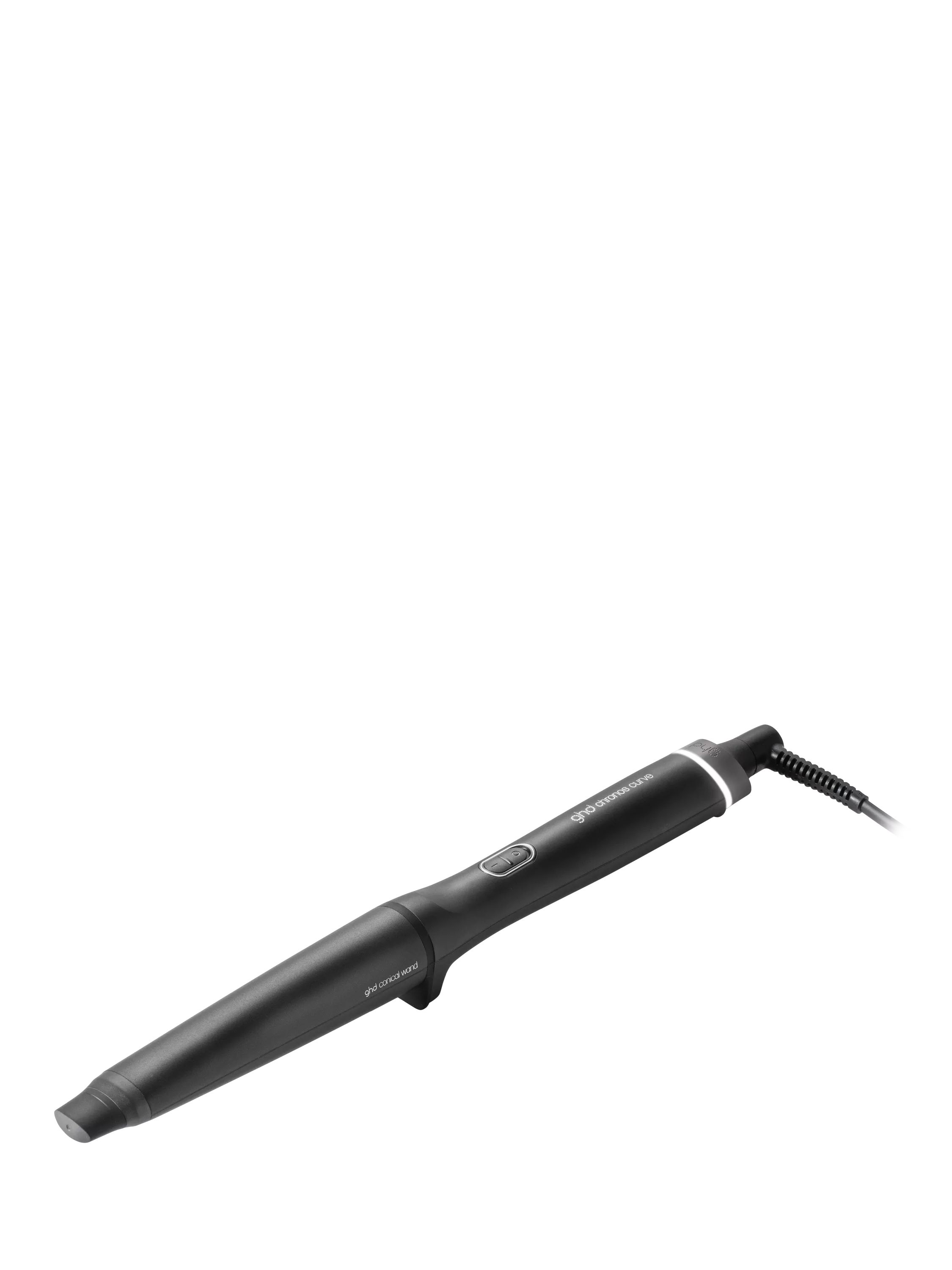 ghd Chronos Curve conical hair curler black, imported from the UK