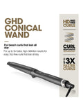 ghd Chronos Curve conical hair curler black, imported from the UK