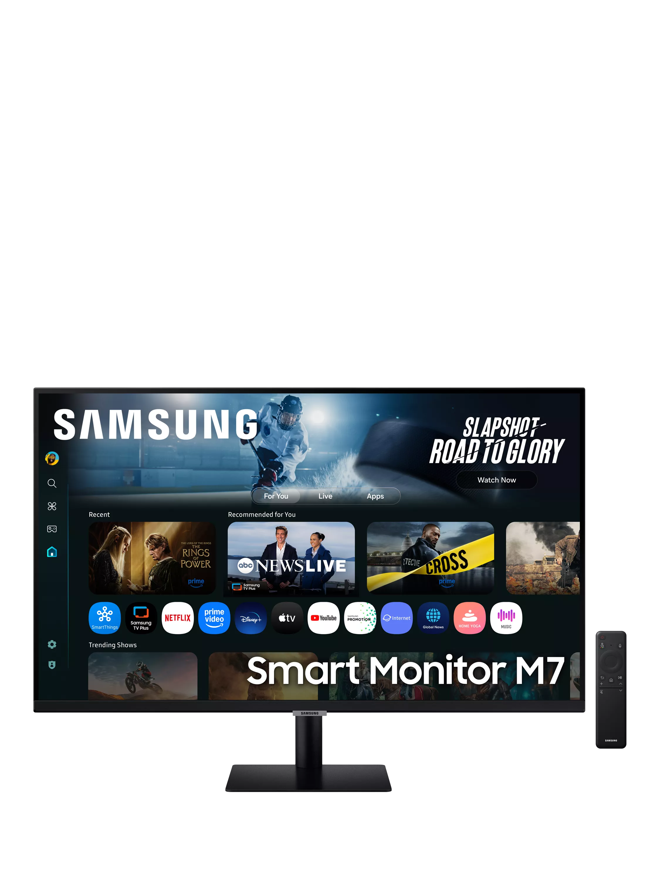 Samsung M70F 32 4K smart monitor, imported from the UK