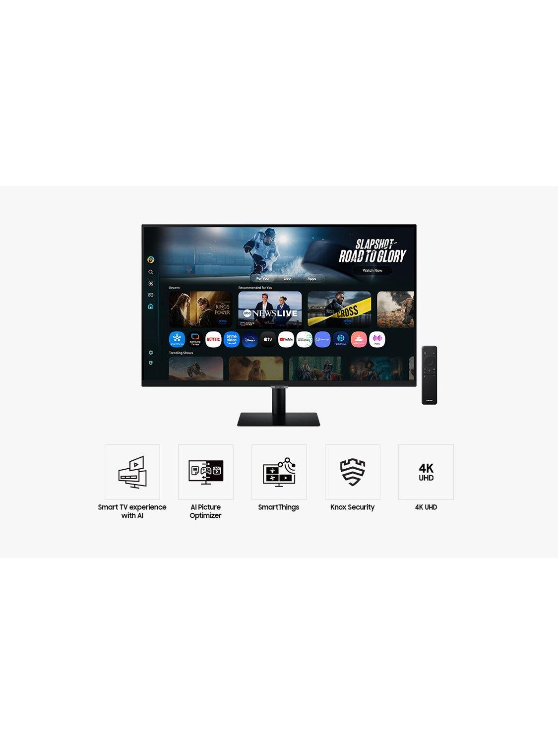 Samsung M70F 32 4K smart monitor, imported from the UK