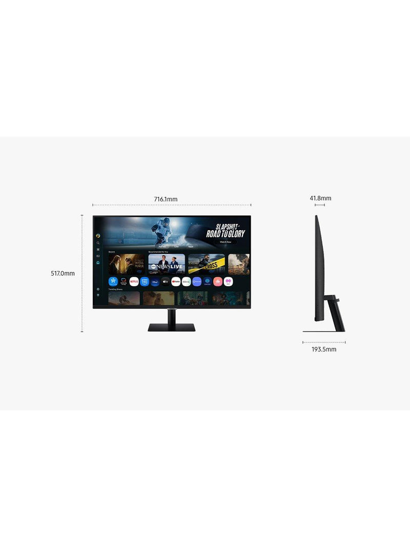 Samsung M70F 32 4K smart monitor, imported from the UK