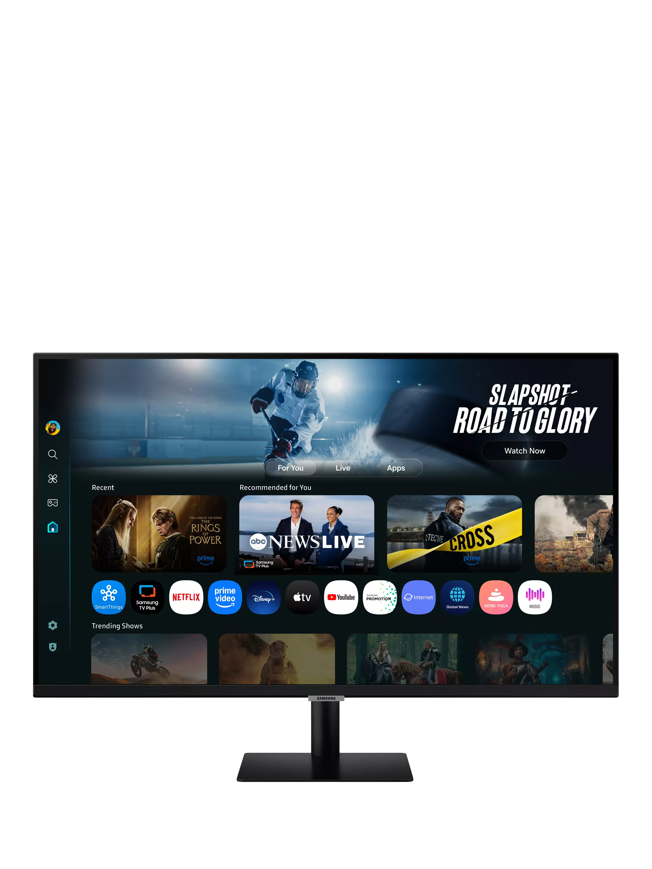 Samsung M70F 32 4K smart monitor, imported from the UK