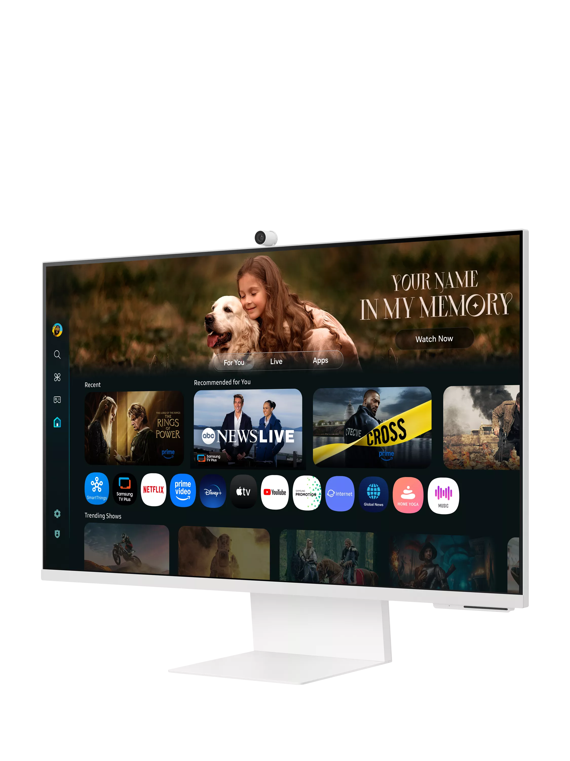 Samsung 32 inch 4K UHD smart monitor, imported from the UK
