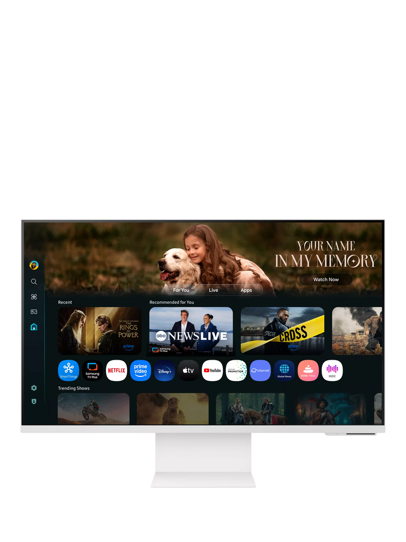Samsung 32 inch 4K UHD smart monitor, imported from the UK