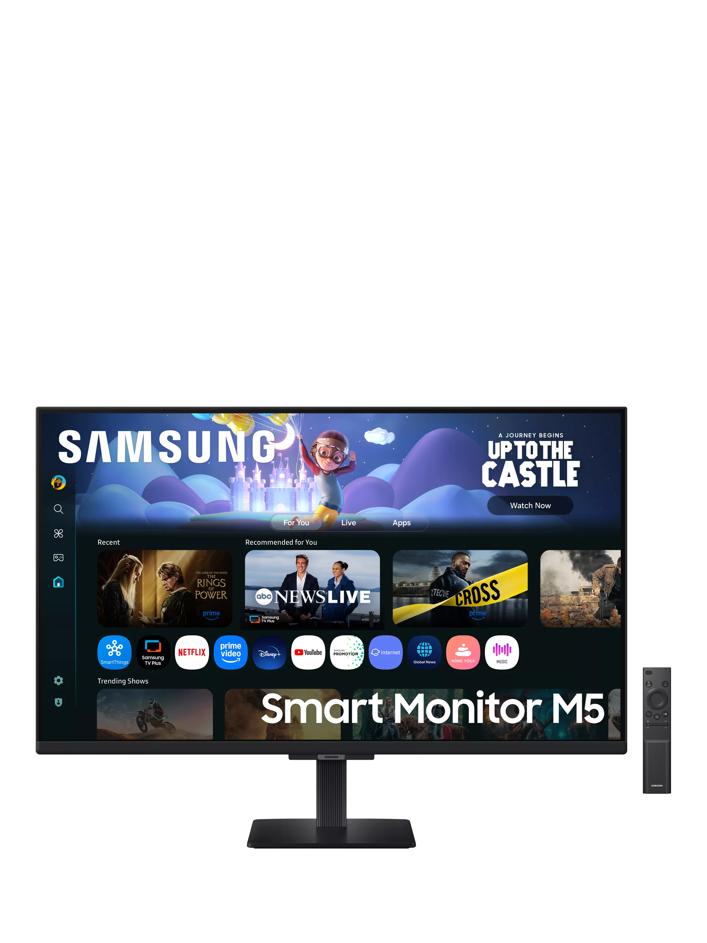 Samsung 32-inch Full HD Smart Monitor black (British brand)