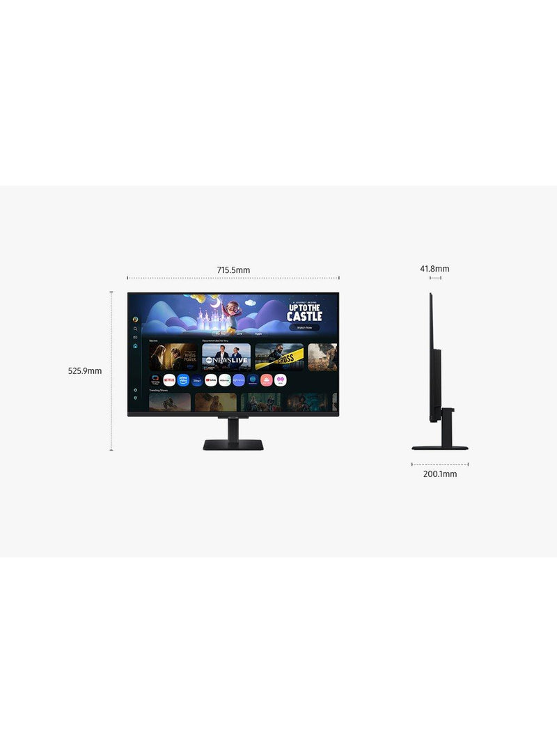 Samsung 32-inch Full HD Smart Monitor black (British brand)