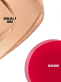 Benefit Dew The Benetint makeup gift set with rose stain and highlighter (British brand)