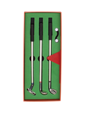Gentlemen's Hardware Golf Club Pen Set with mini putt green, imported from the UK
