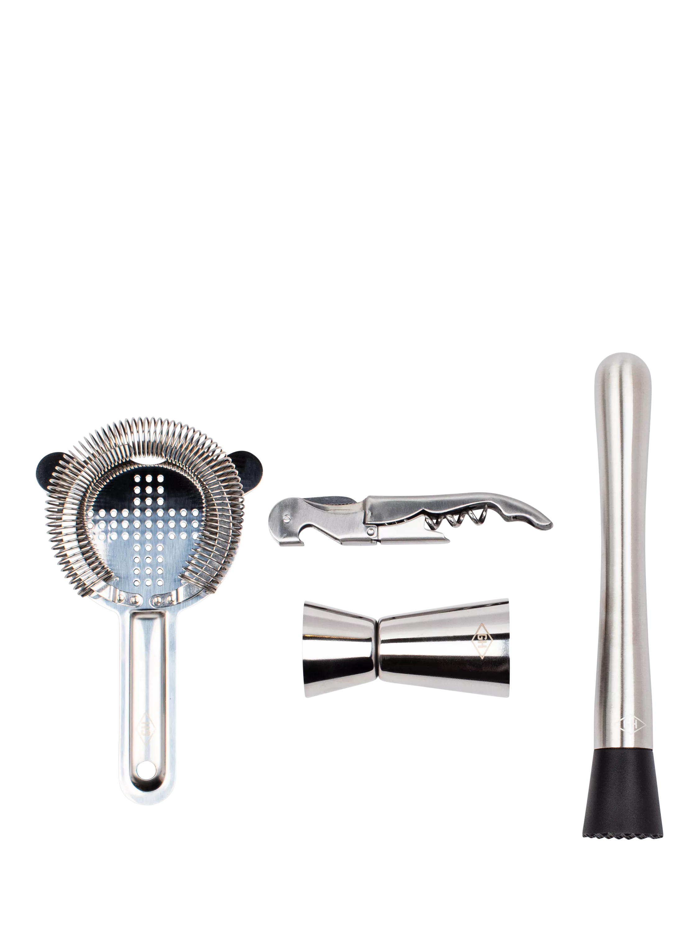 Gentlemen's Hardware Bartender's Kit Black, imported from the UK