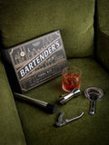 Gentlemen's Hardware Bartender's Kit Black, imported from the UK