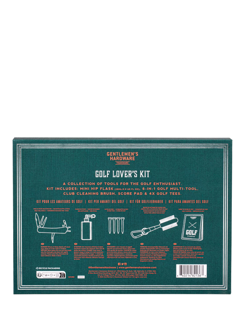Gentlemen's Hardware Golf Kit, UK version