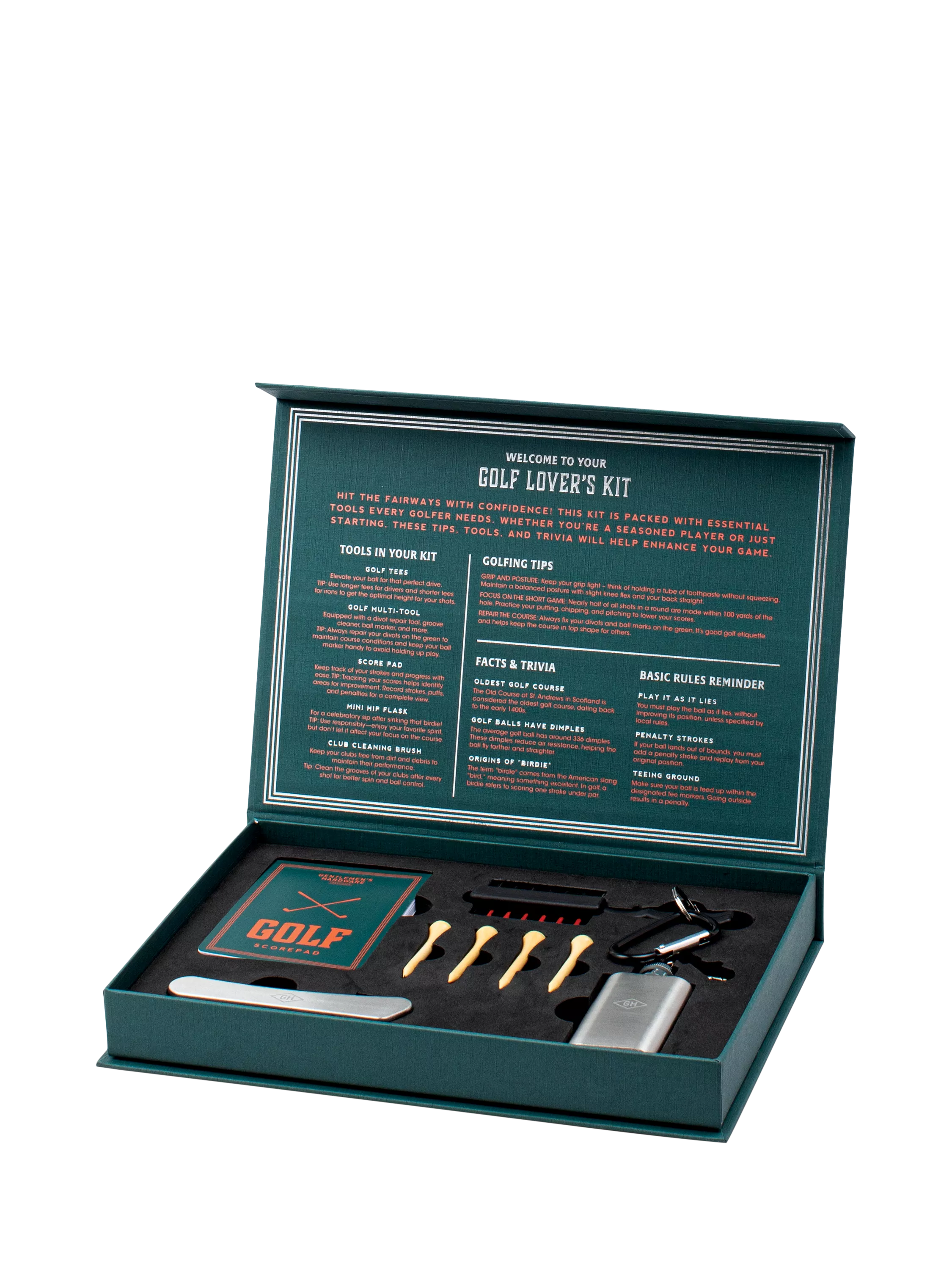 Gentlemen's Hardware Golf Kit, UK version