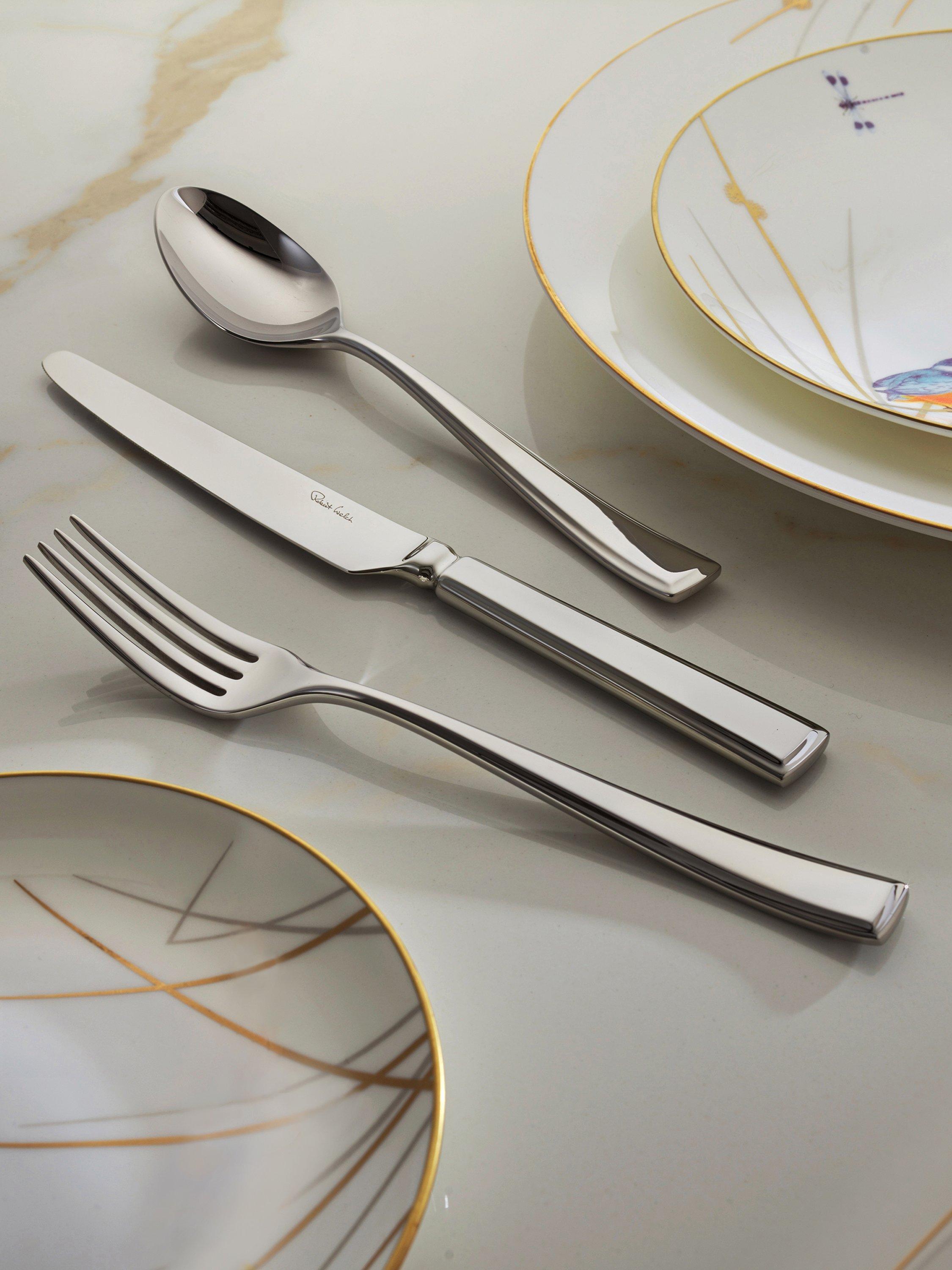 Robert Welch Fairford Bright cutlery set 42 piece (British brand)