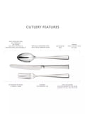 Robert Welch Fairford Bright cutlery set 42 piece (British brand)