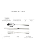 Robert Welch Fairford Bright cutlery set 42 piece (British brand)