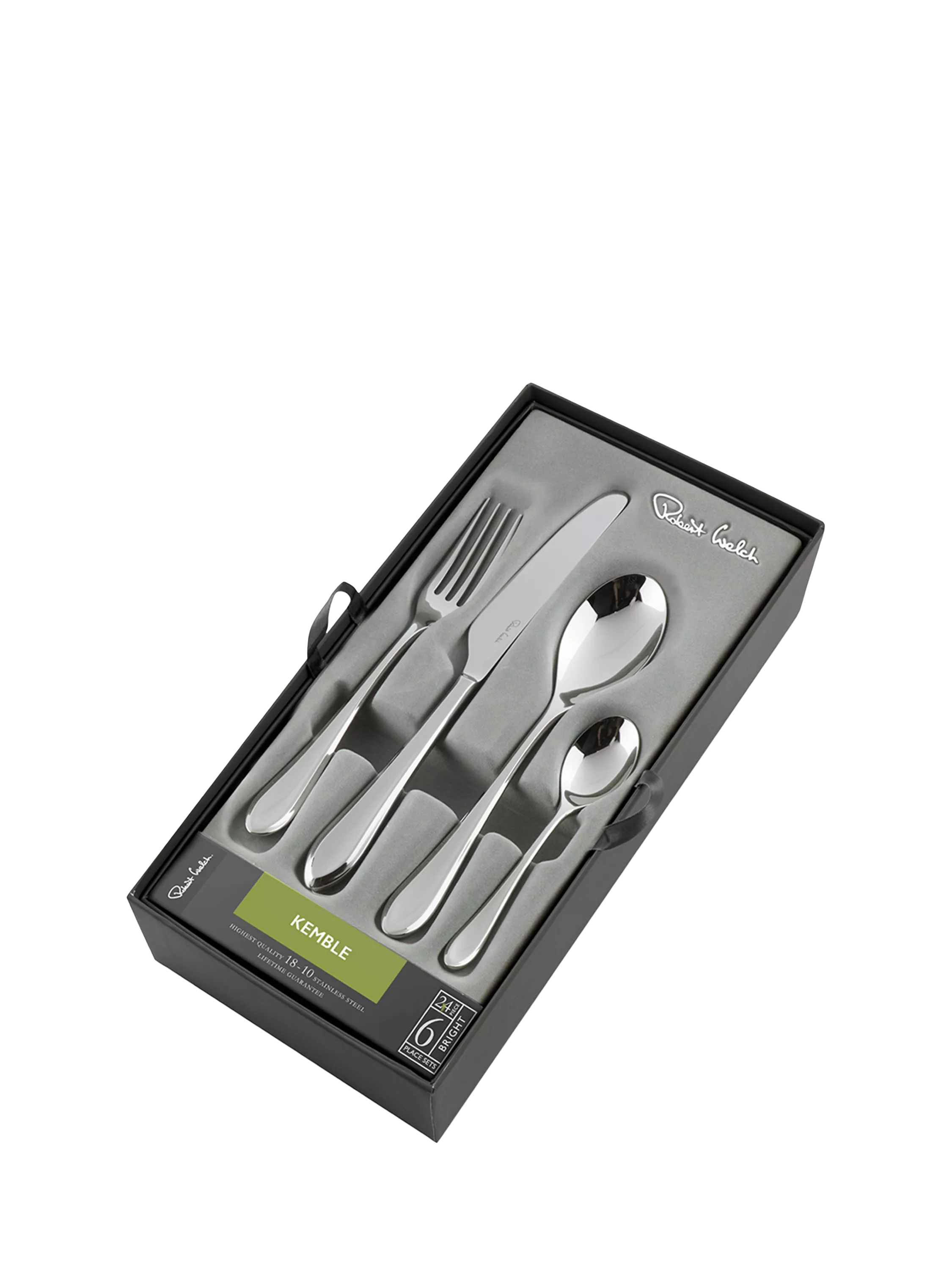 Robert Welch Kemble Bright 24-piece cutlery set (British brand)