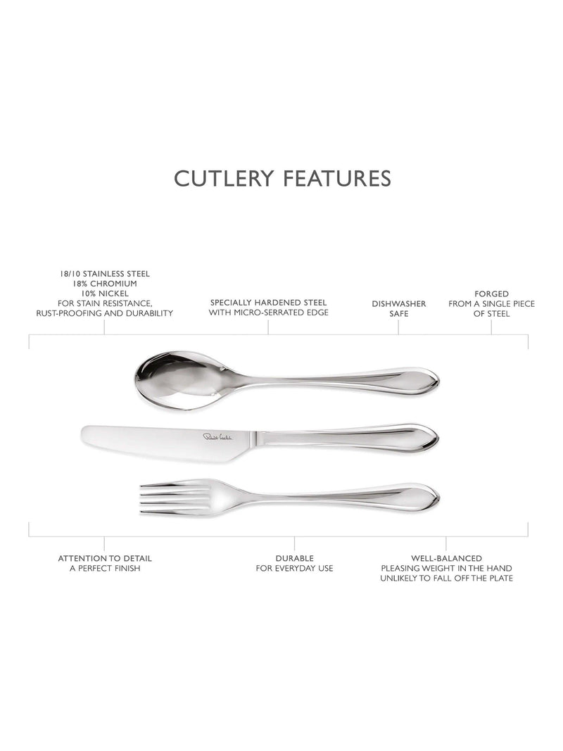 Robert Welch Kemble Bright cutlery set 42 piece - British product