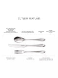 Robert Welch Kemble Bright cutlery set 42 piece - British product