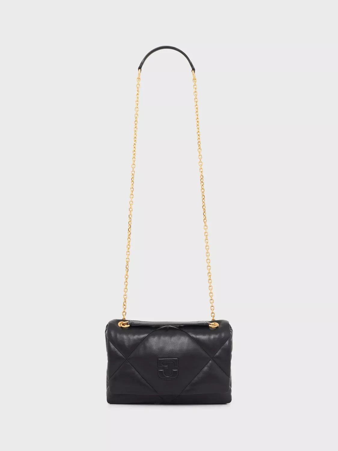 Gerard Darel Le Fanny quilted pure leather bag black, imported from the UK
