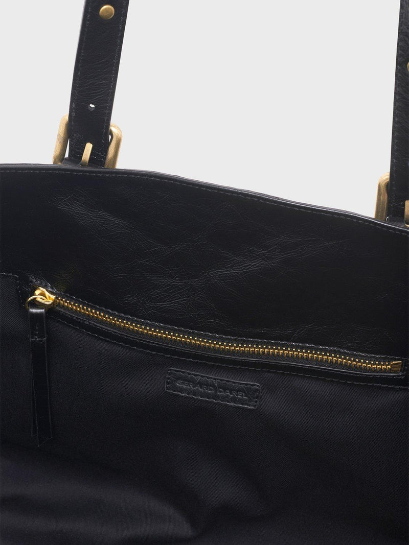 Gerard Darel leather tote bag black (British brand)