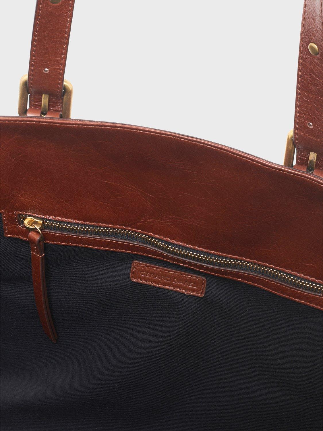 Gerard Darel Simple Leather Tote Bag, UK version