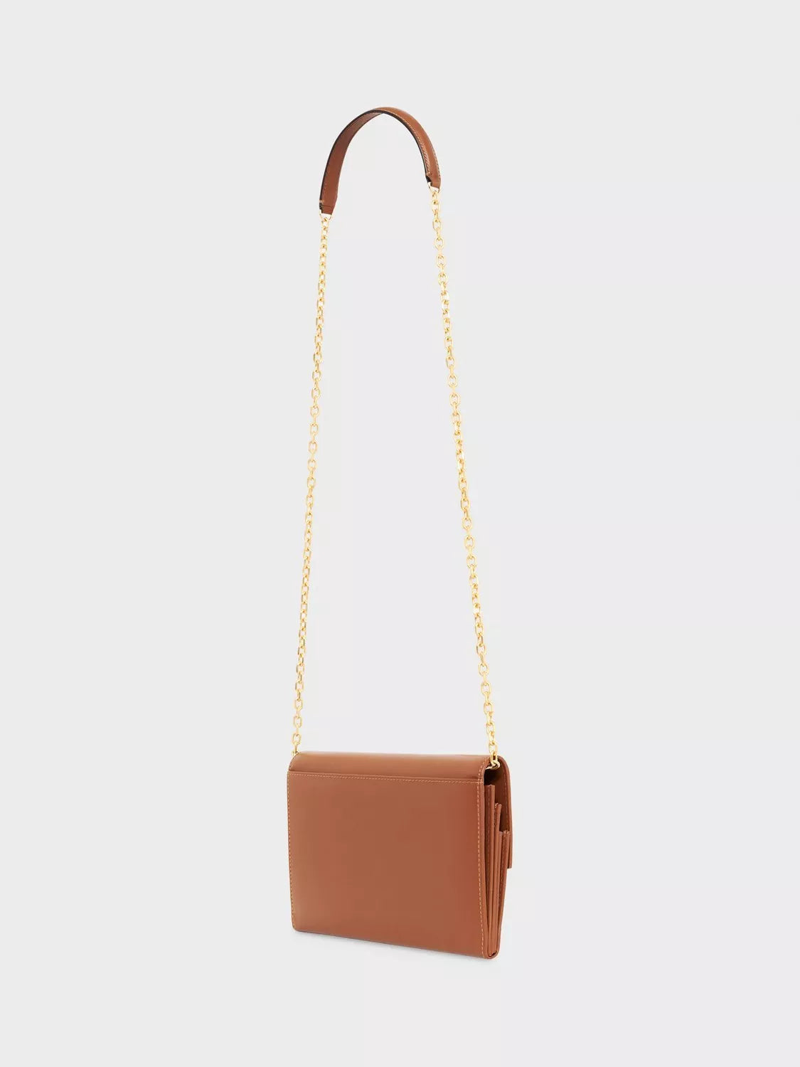 Gerard Darel Cognac leather crossbody bag - British product