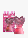 Tinc heart glitter light in pink - British product