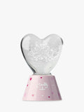 Tinc heart glitter light in pink - British product