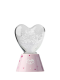 Tinc heart glitter light in pink - British product