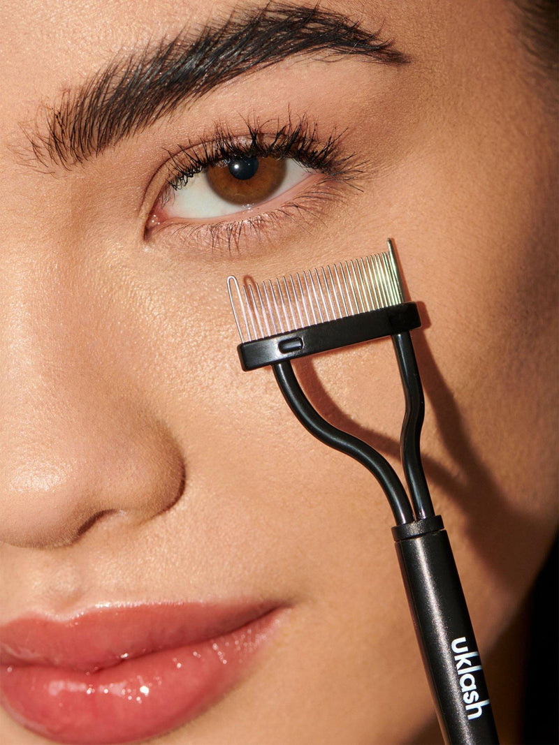 UKLASH Lash Separator metal comb c-curve (British brand)