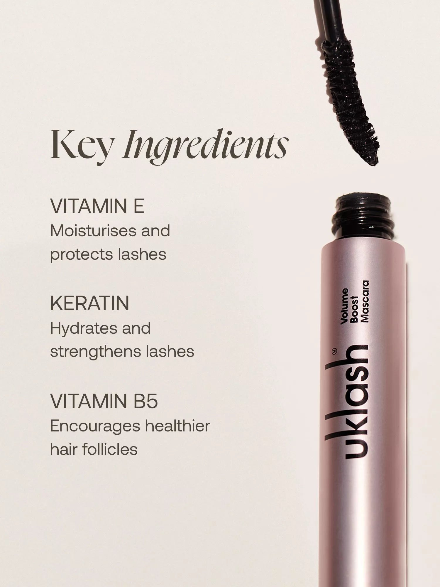 UKLASH Volume Boost Mascara in Black 7g, UK version