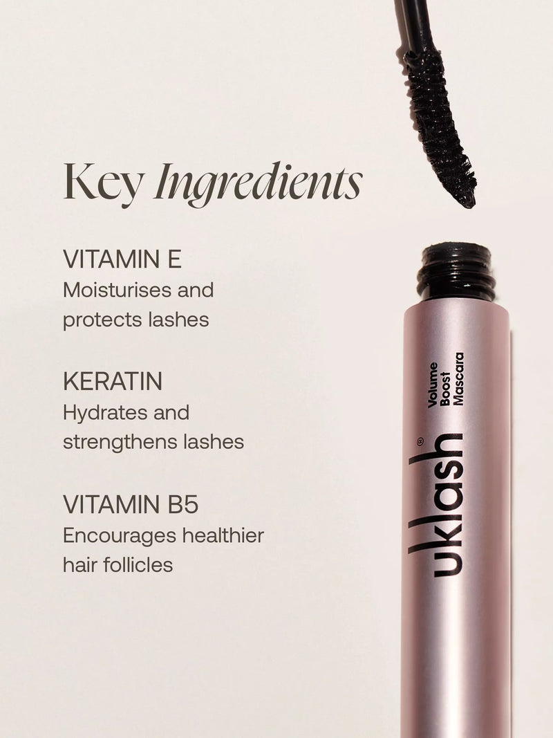 UKLASH Volume Boost Mascara in Black 7g, UK version