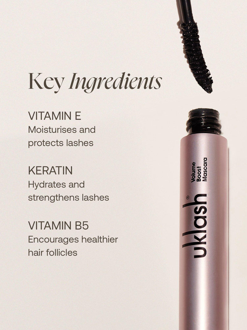 UKLASH Volume Boost Mascara in Black 7g, UK version