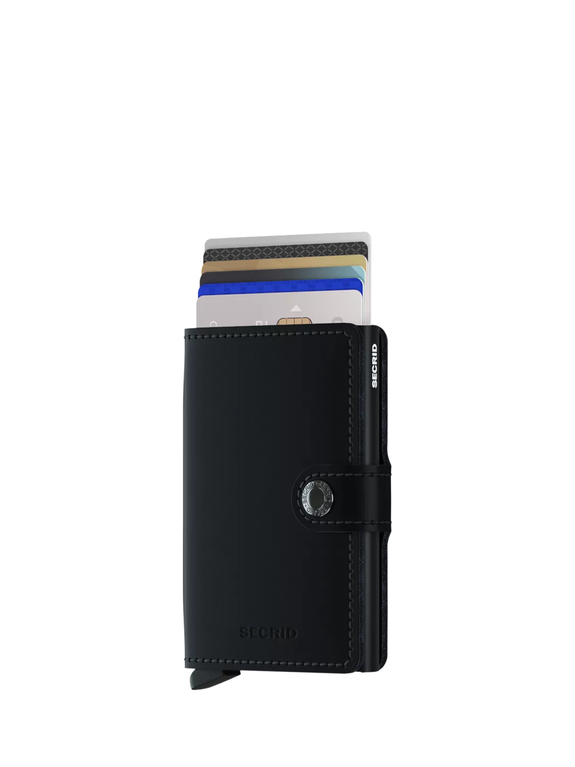 Secrid Leather Miniwallet with aluminium Cardprotector, UK version