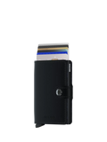 Secrid Leather Miniwallet with aluminium Cardprotector, UK version