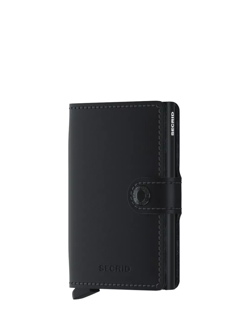 Secrid Leather Miniwallet with aluminium Cardprotector, UK version