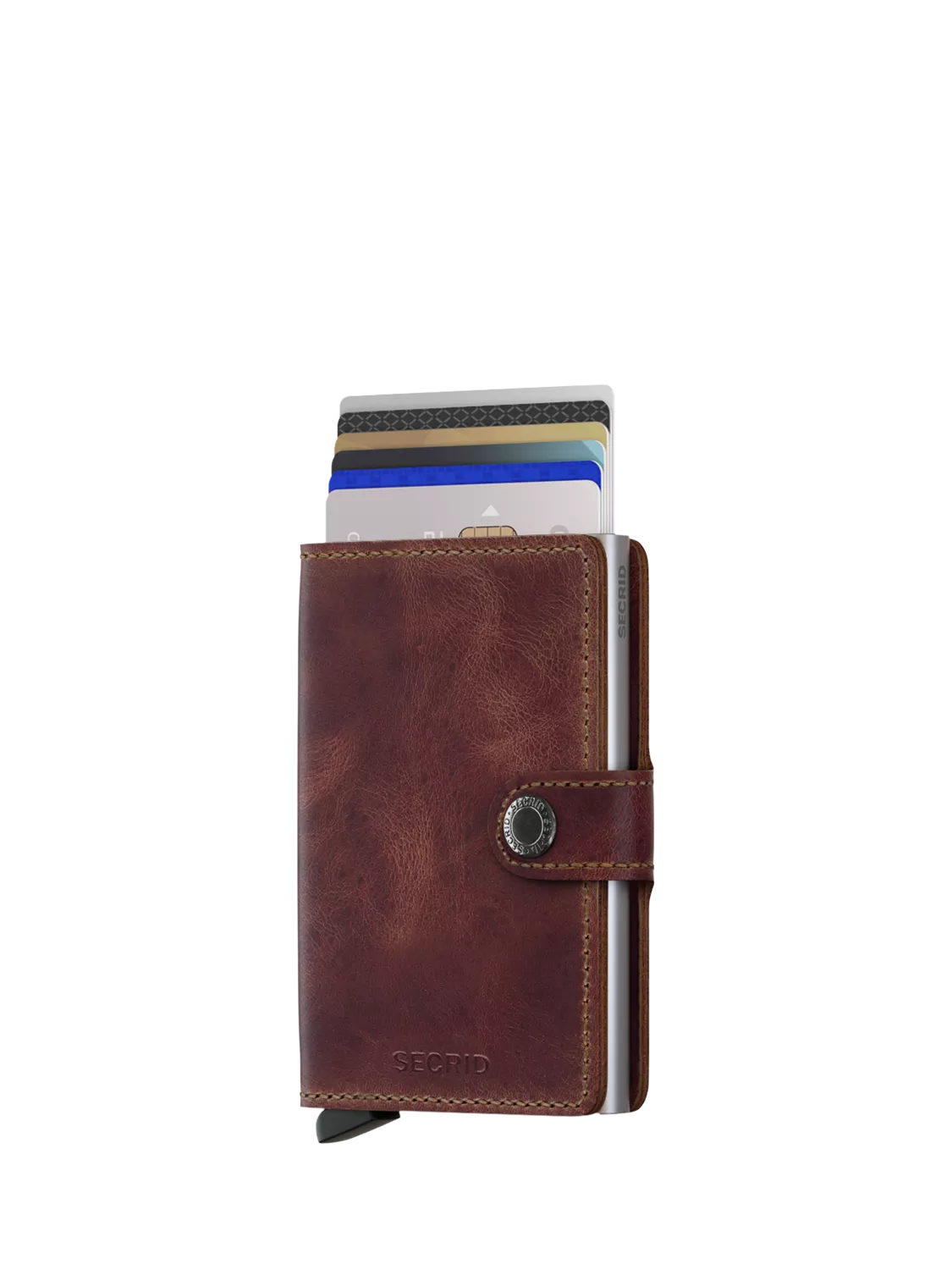 Secrid vintage leather mini wallet - British product
