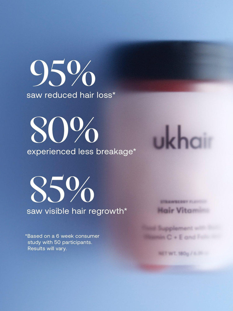 UKLASH hair vitamins gummies 180g, imported from the UK