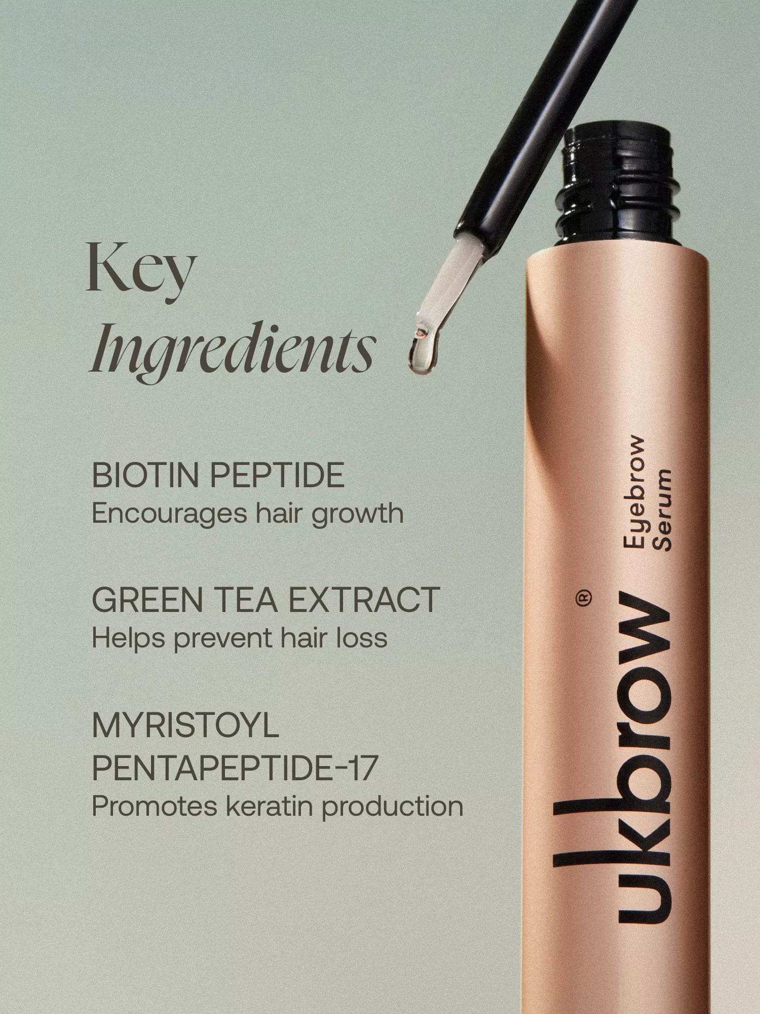 UKLASH UKBROW Eyebrow Serum 3ml, imported from the UK