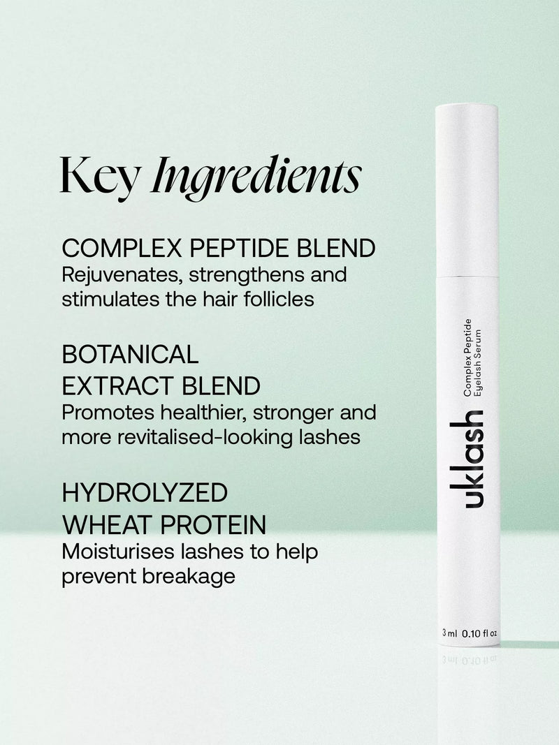 UKLASH Complex Peptide eyelash serum 3ml, UK version