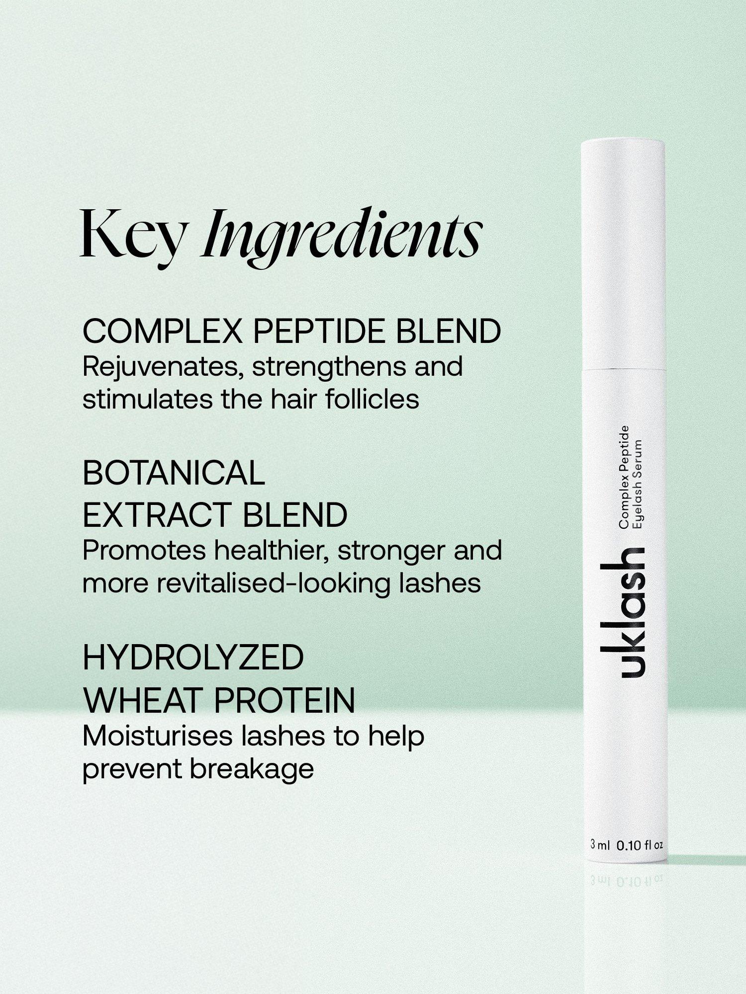 UKLASH Complex Peptide eyelash serum 3ml, UK version